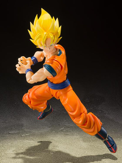 Pedido Figura Super Saiyan Goku Full Power - Dragon Ball Z - S.H.Figuarts marca Bandai Spirits escala pequeña 1/12
