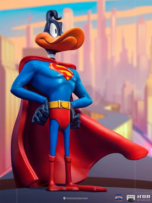 Preventa Estatua Duck Superman - Space Jam: A New Legacy - marca Iron Studios escala de arte 1/10