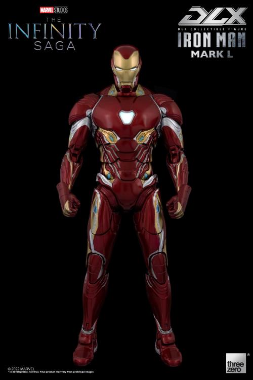 Preventa Figura DLX Iron Man Mark L 50 - Avengers: Infinity Saga marca Threezero 3Z0249 escala pequeña 1/12