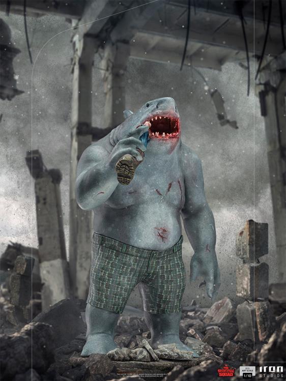 Pedido Estatua King Shark - The Suicide Squad - Battle Diorama Series (BDS) - marca Iron Studios escala de arte 1/10