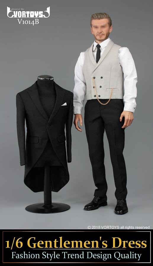 Pedido Traje Gentleman Dress (3 versiones) marca Vortoys V1014 escala 1/6