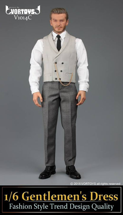 Pedido Traje Gentleman Dress (3 versiones) marca Vortoys V1014 escala 1/6