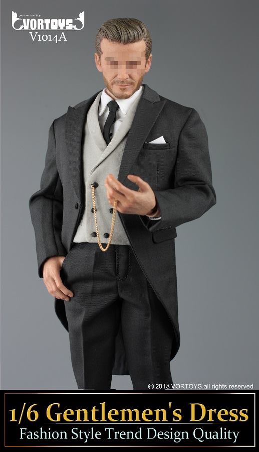Pedido Traje Gentleman Dress (3 versiones) marca Vortoys V1014 escala 1/6