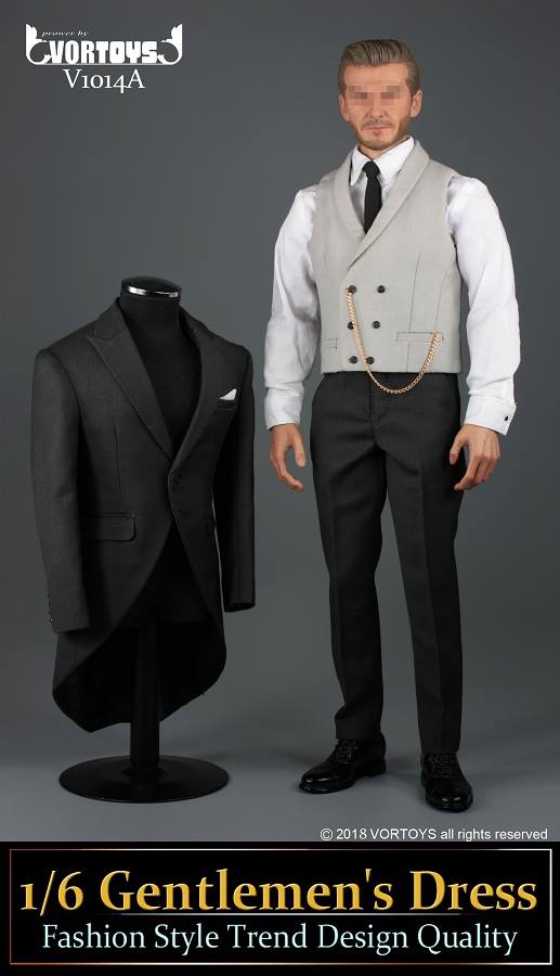 Pedido Traje Gentleman Dress (3 versiones) marca Vortoys V1014 escala 1/6
