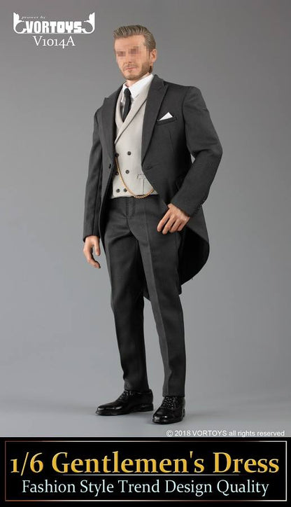 Pedido Traje Gentleman Dress (3 versiones) marca Vortoys V1014 escala 1/6