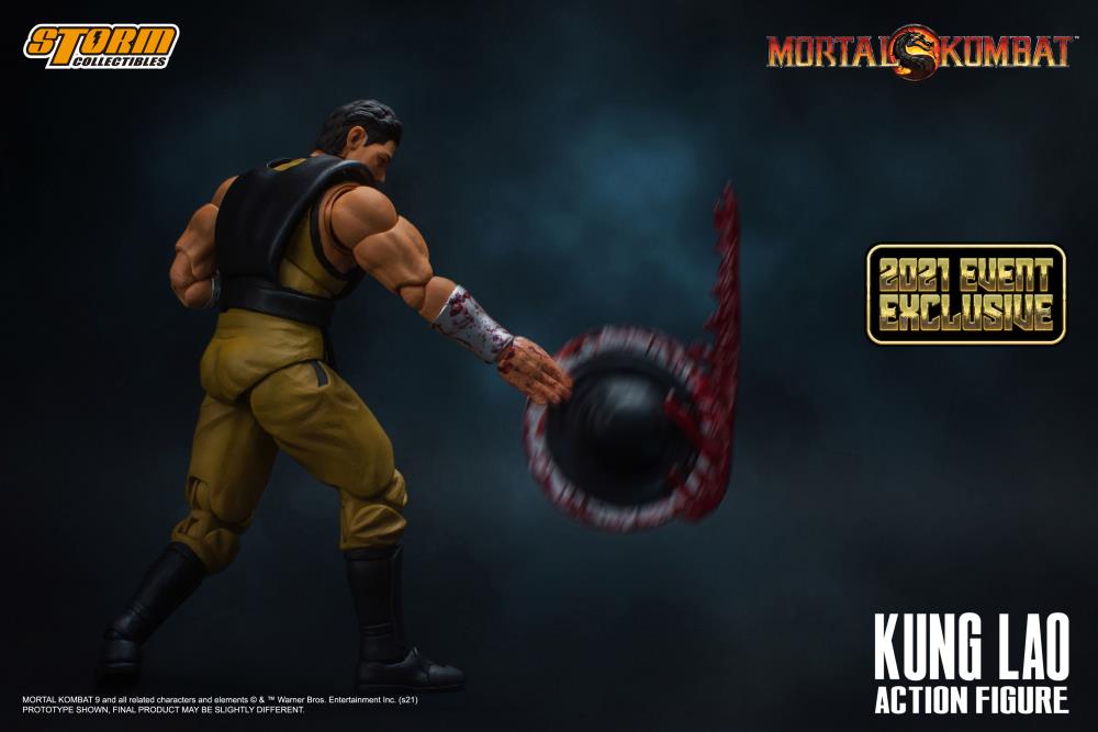 Pedido Figura Kung Lao (2021 Event Exclusive) - Mortal Kombat 2 VS Series marca Storm Collectibles escala pequeña 1/12