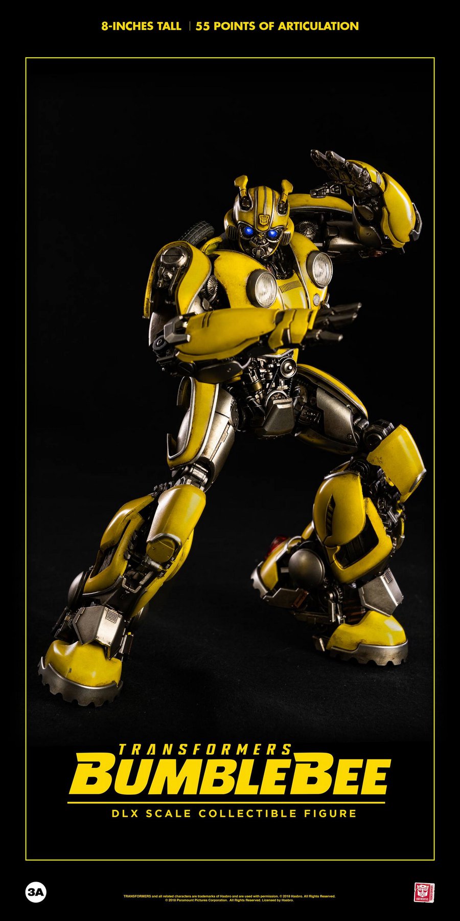 Pedido Figura DLX Bumblebee - Transformers: Bumblebee Movie marca Hasbro x Threezero 3Z0242 (20.3 cm)