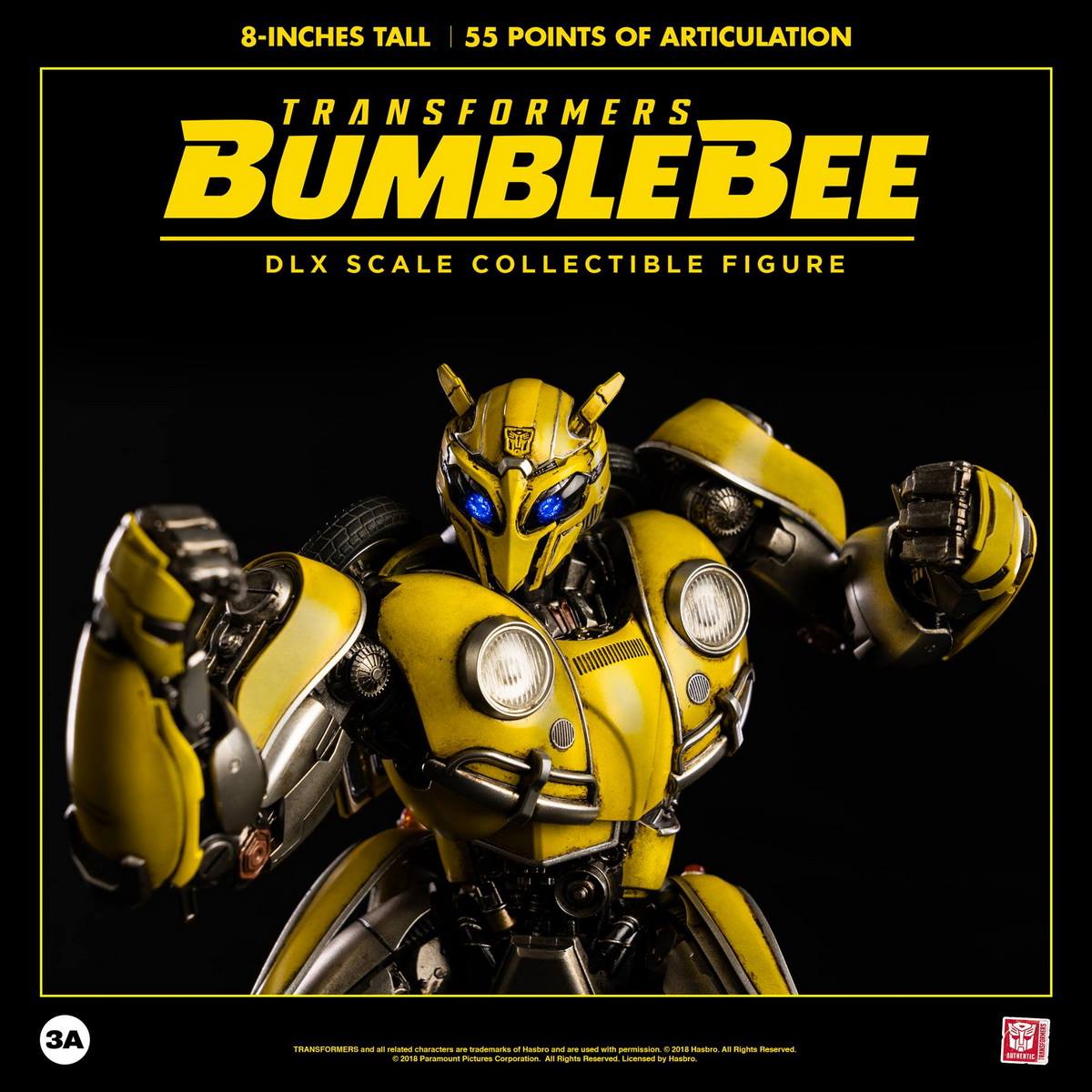 Pedido Figura DLX Bumblebee - Transformers: Bumblebee Movie marca Hasbro x Threezero 3Z0242 (20.3 cm)