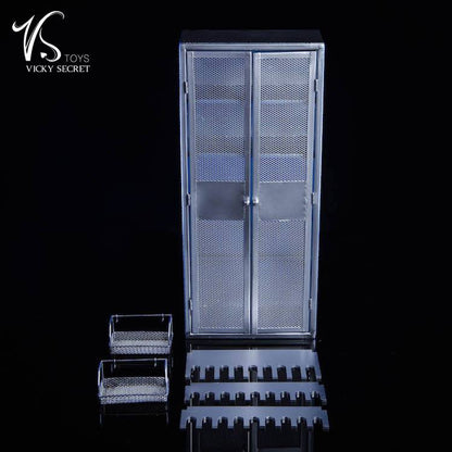 Pedido Accesorio Gabinete Metálico (plateado) marca VSTOYS 18XG34B escala 1/6