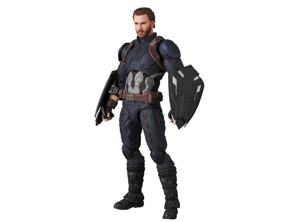 Pedido Figura Captain America - Avengers: Infinity War - MAFEX marca Medicom Toy No.122 escala pequeña 1/12