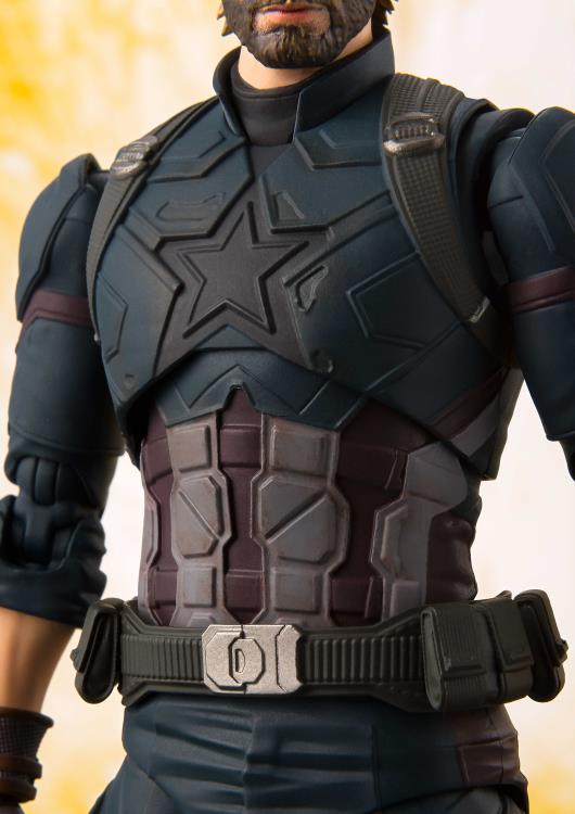 Pedido Figura Captain America & Tamashii Effect - Avengers: Infinity War - S.H.Figuarts marca Bandai Spirits escala pequeña 1/12
