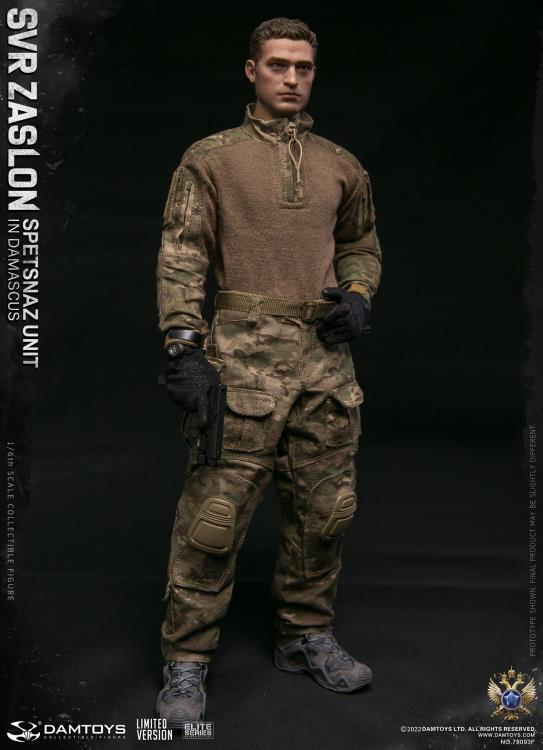 Preventa Figura SVR Zaslon in Damascus (Limited Version) - Russian Spetsnaz Unit marca Damtoys 78093F escala 1/6