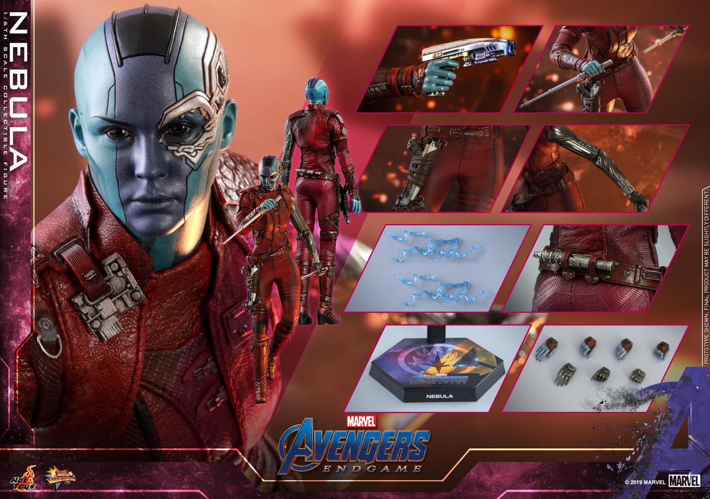 Pedido Figura Nebula - Avengers Endgame marca Hot Toys MMS534 escala 1/6