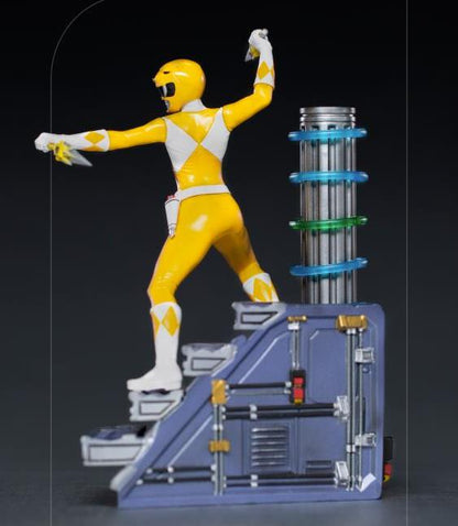 Pedido Estatua Yellow Ranger - Mighty Morphin Power Rangers - Battle Diorama Series (BDS) - marca Iron Studios escala de arte 1/10
