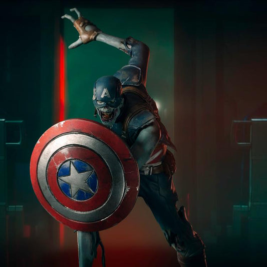 Preventa Estatua Zombie Captain America - What If...? - marca Iron Studios escala de arte 1/10