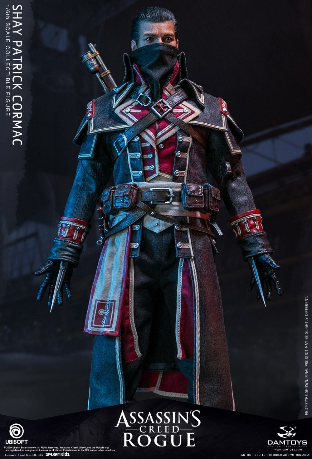 Pedido Figura Shay Patrick Cormac en Assassin's Creed Rogue marca Damtoys DMS011 escala 1/6