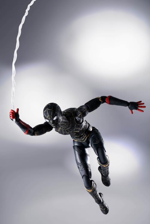 Pedido Figura Spider-Man (Black & Gold Suit) - Spider-Man: No Way Home - S.H.Figuarts marca Bandai Spirits escala pequeña 1/12