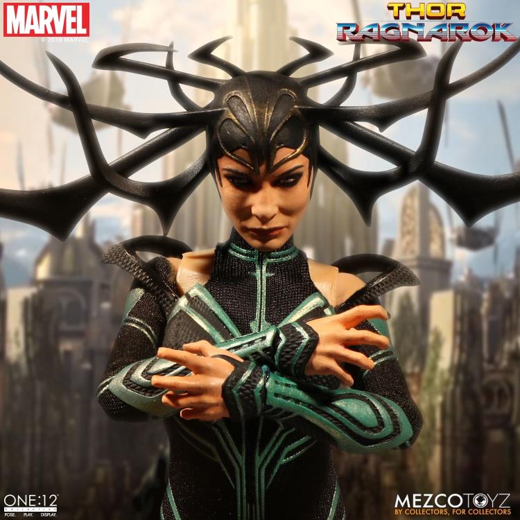 Pedido Figura Hela - Thor Ragnarok - Marvel - One:12 Collective marca Mezco Toyz escala pequeña 1/12