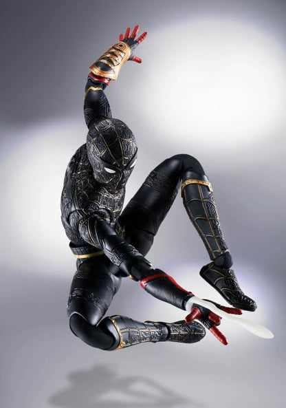 Pedido Figura Spider-Man (Black & Gold Suit) - Spider-Man: No Way Home - S.H.Figuarts marca Bandai Spirits escala pequeña 1/12