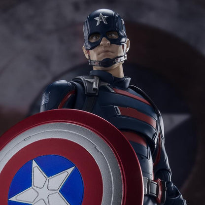 Pedido Figura Captain America (John Walker) - The Falcon and the Winter Soldier - S.H.Figuarts marca Bandai Spirits escala pequeña 1/12