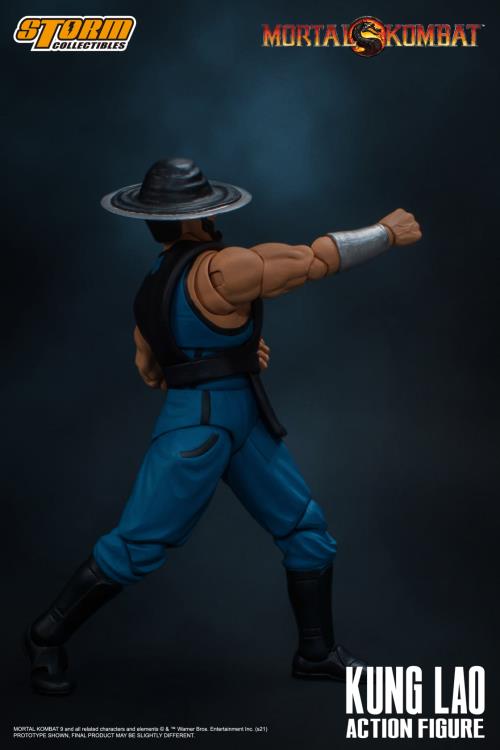 Pedido Figura Kung Lao - Mortal Kombat 2 VS Series marca Storm Collectibles escala pequeña 1/12