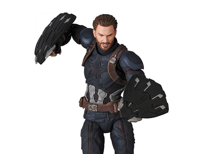 Pedido Figura Captain America Avengers Infinity War MAFEX marca Medicom Toy No.122 escala pequena 1 12