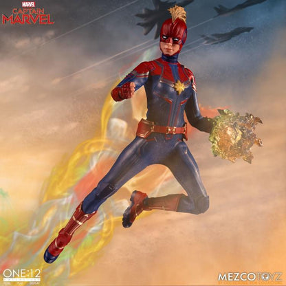 Pedido Figura Captain Marvel - One:12 Collective marca Mezco Toyz escala pequeña 1/12