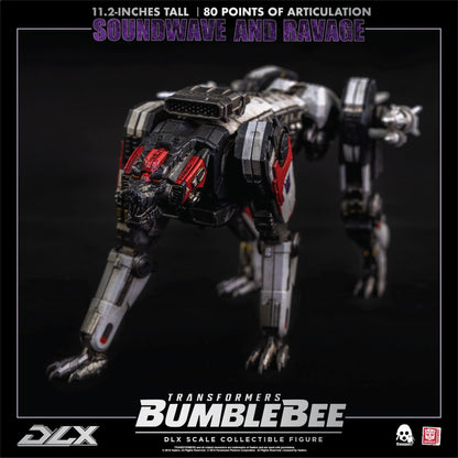 Pedido Figura DLX Soundwave y Ravage - Transformers: Bumblebee Movie marca Threezero 3Z0160 (28.5 cm)