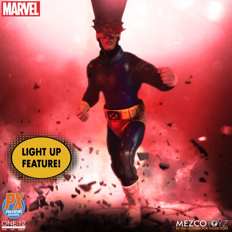 Pedido Figura Cyclops PX Previews Exclusive - Marvel One:12 Collective marca Mezco Toyz 76290 escala pequeña 1/12