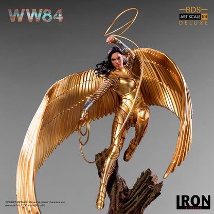 Pedido Estatua Wonder Woman Golden Armor Deluxe - Wonder Woman 1984 - Battle Diorama Series (DBS) Limited Edition marca Iron Studios escala de arte 1/10