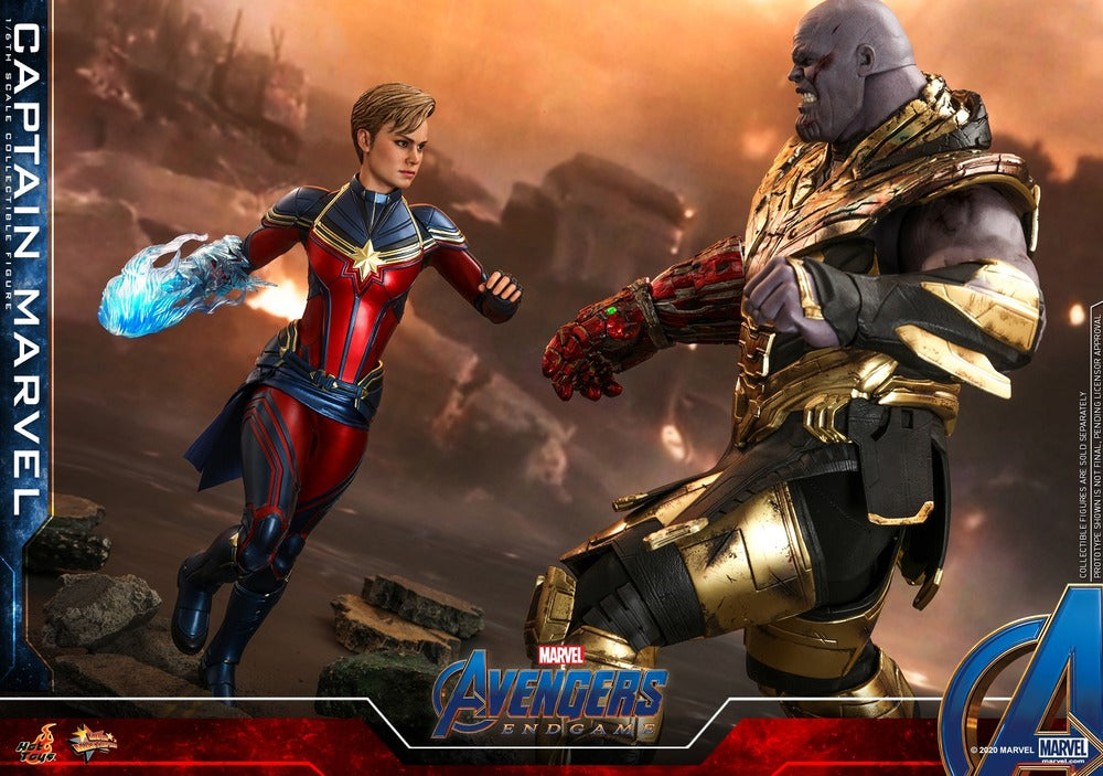 Pedido Figura Captain Marvel - Avengers Endgame marca Hot Toys MMS575 escala 1/6