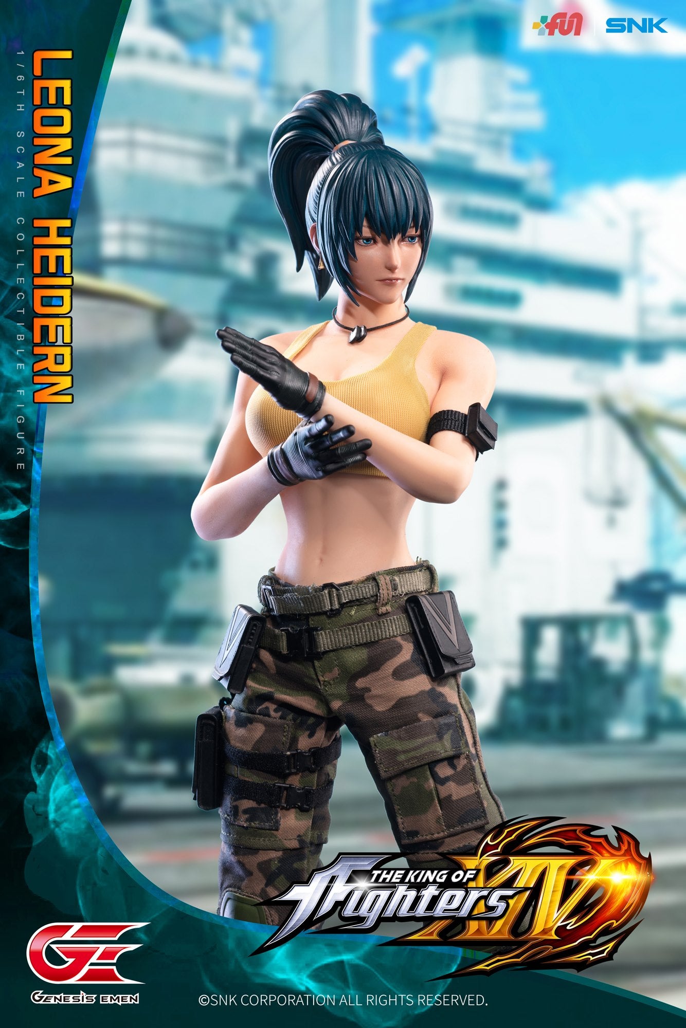 Pedido Figura Leona Heidern - SNK The King of Fighters XIV marca Genesis Emen KOF-LO01 escala 1/6