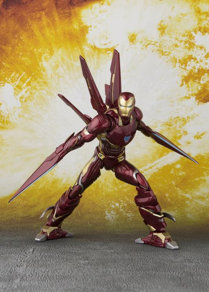 Pedido Figura Iron Man Mark 50 con set de Nano-armas - Avengers: Infinity War - S.H.Figuarts marca Bandai Spirits escala pequeña 1/12