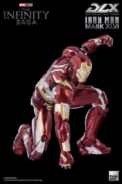 Pedido Figura DLX Iron Man Mark XLVI 46 - Avengers: Infinity Saga marca Threezero 3Z0256C0 escala pequeña 1/12