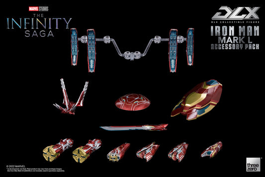 Preventa Set de accesorios para el DLX Iron Man Mark L 50 - Avengers: Infinity Saga marca Threezero 3Z0362 escala pequeña 1/12