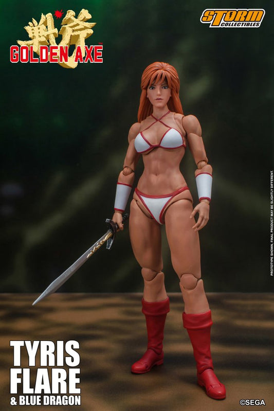 Pedido Figuras Tyris Flare & Blue Dragon - Golden Axe marca Storm Collectibles escala pequeña 1/12