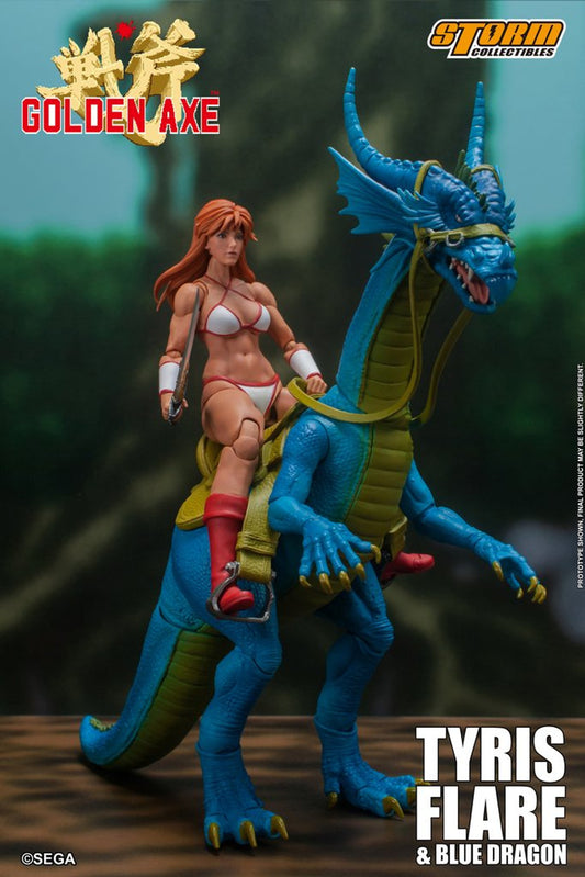 Pedido Figuras Tyris Flare & Blue Dragon - Golden Axe marca Storm Collectibles escala pequeña 1/12