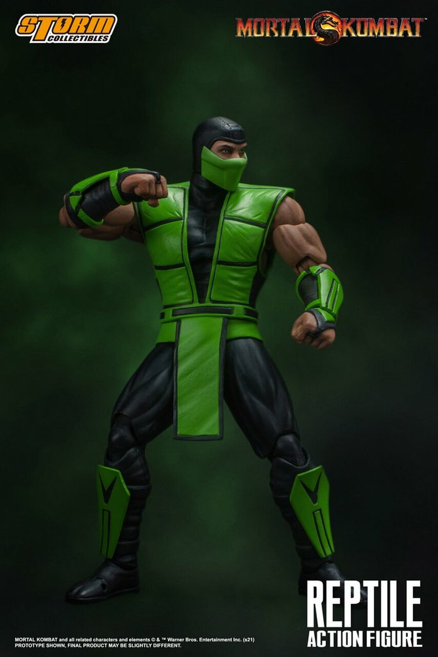 Pedido Figura Reptile - Mortal Kombat marca Storm Collectibles escala pequeña 1/12