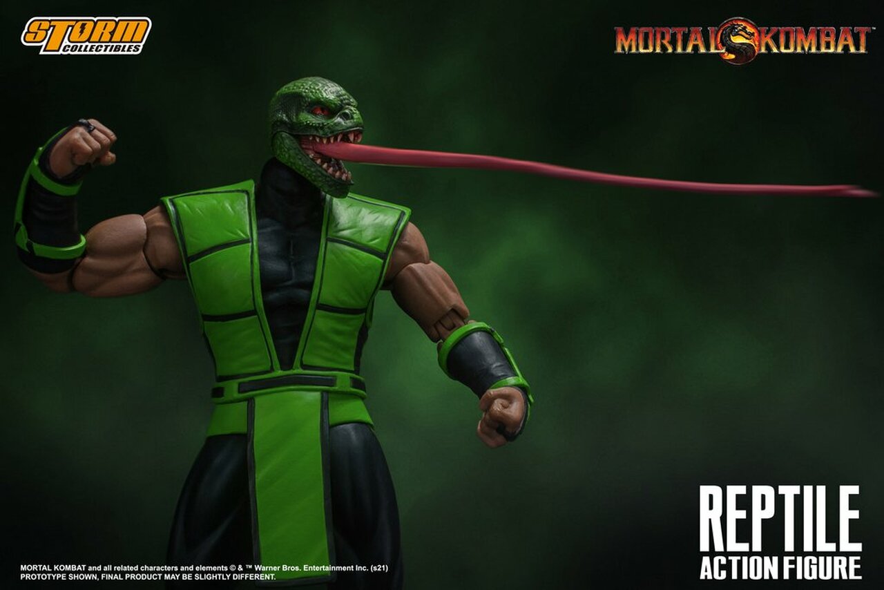 Pedido Figura Reptile - Mortal Kombat marca Storm Collectibles escala pequeña 1/12