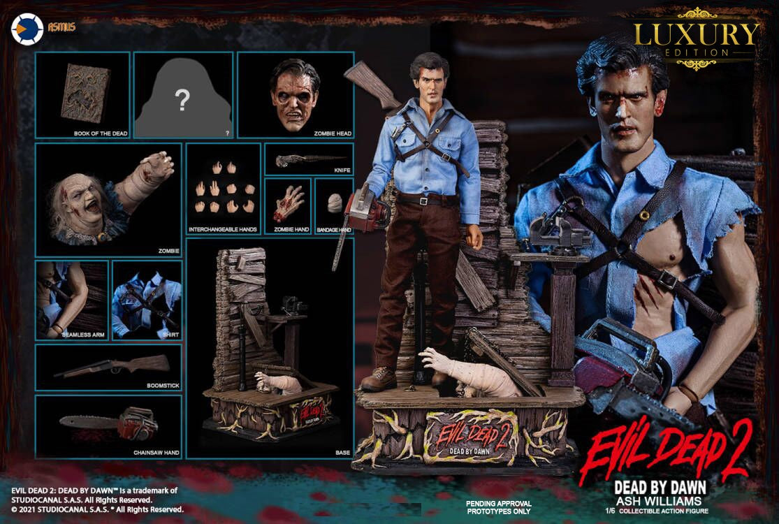 Pedido Figura Ash Williams Deluxe ver. (limitada 666 pzs) - Evil Dead II marca Asmus Toys EDA001LUX escala 1/6