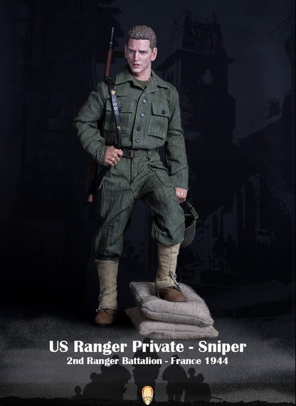 Pedido Figura US Ranger Private Sniper - WWII 2nd Ranger Battalion - France 1944 marca Facepool FP-003A escala 1/6