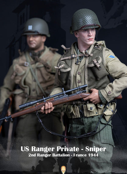 Pedido Figura US Ranger Private Sniper (Special Edition) - WWII 2nd Ranger Battalion - France 1944 marca Facepool FP-003B escala 1/6