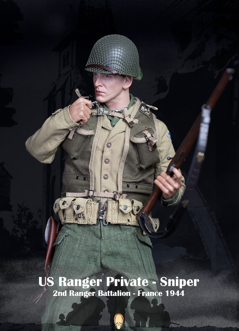 Pedido Figura US Ranger Private Sniper (Special Edition) - WWII 2nd Ranger Battalion - France 1944 marca Facepool FP-003B escala 1/6