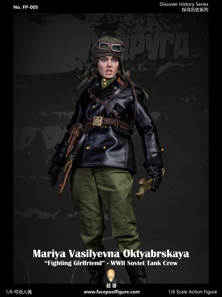 Pedido Figura "Fighting Girlfriend" Mariya Oktyabrskaya (Special Edition) - WWII Soviet Tank Crew marca Facepool FP005B escala 1/6