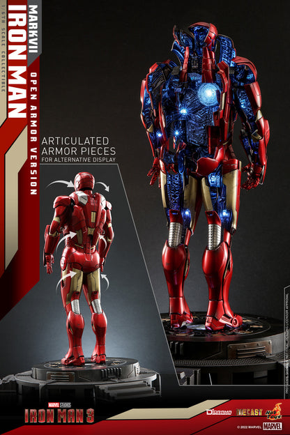 Preventa Diorama Iron Man Mark VII (Open Armor Version) marca Hot Toys DS004D51 escala 1/6
