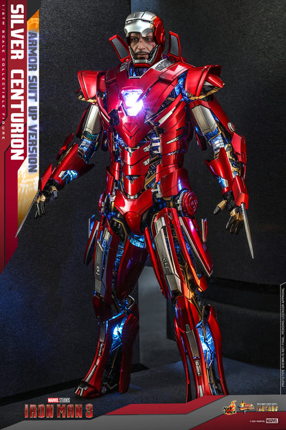 Preventa Figura Silver Centurion (Armor Suit Up Version) - Iron Man 3 marca Hot Toys MMS618D43 escala 1/6