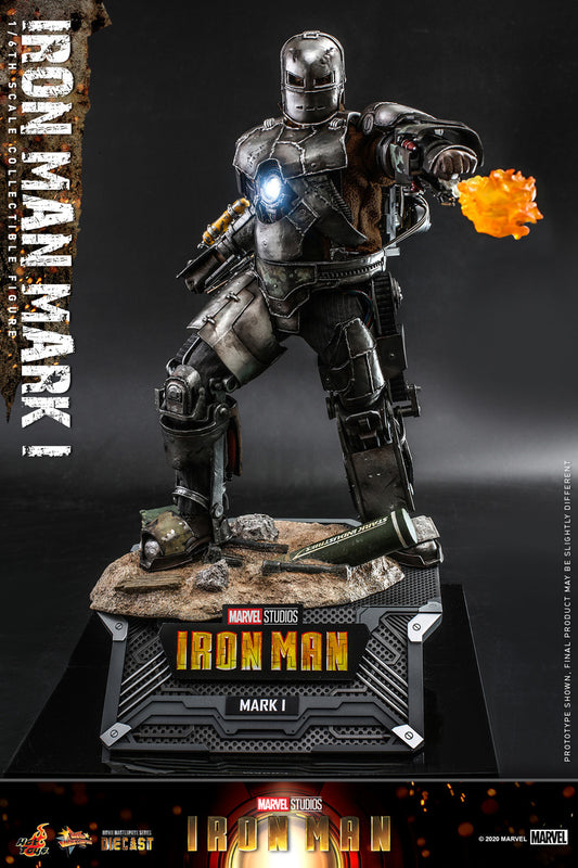 Preventa Figura Iron Man Mark I (Diecast) (Standard version) marca Hot Toys MMS605D40 escala 1/6