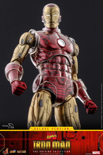 Figura de Colección Marvel Studios: Iron Man Hot Toys con Luz Articulado