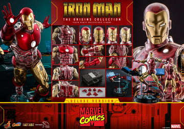 Figura de Colección Marvel Studios: Iron Man Hot Toys con Luz Articulado