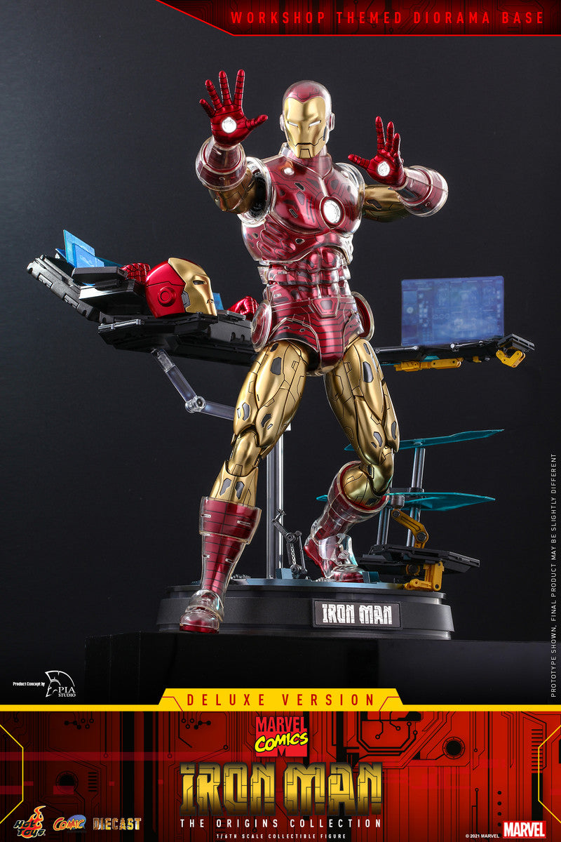 Pedido Figura Iron Man - Deluxe Version - Marvel Comics [The Origins Collection] marca Hot Toys CMS08D38 escala 1/6